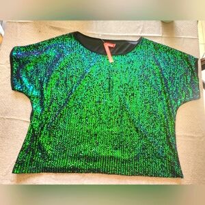 Sequin Crop Top
